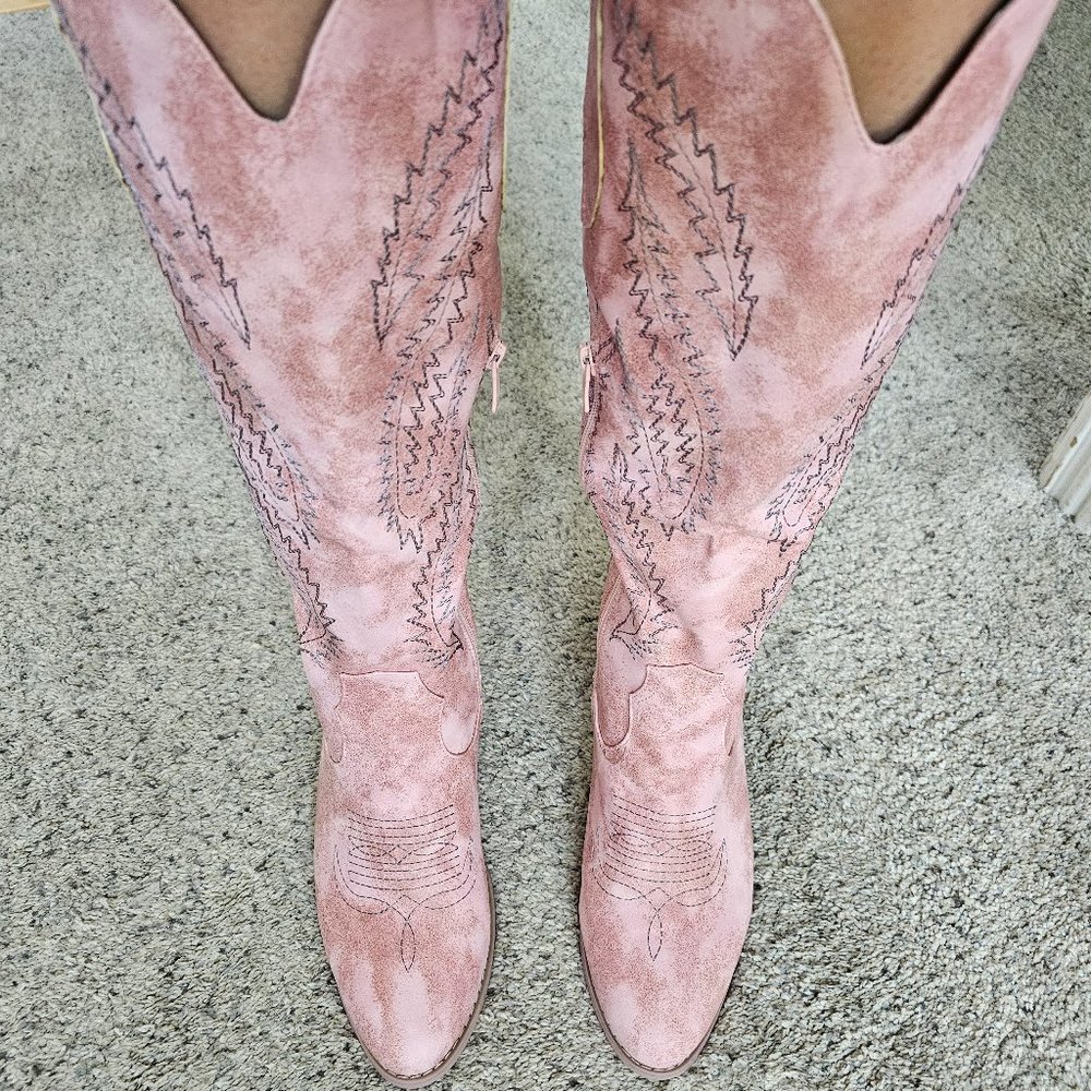 Pink Cowgirl Boots